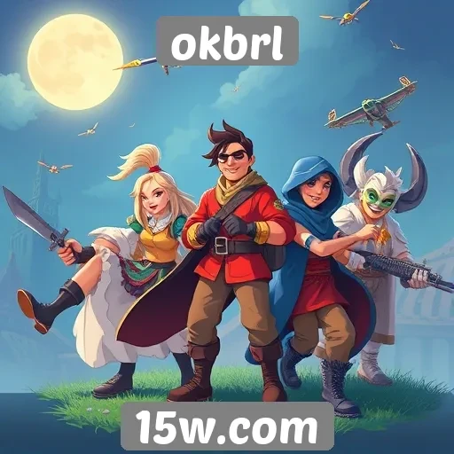 Diversidade de gêneros nos jogos do site okbrl