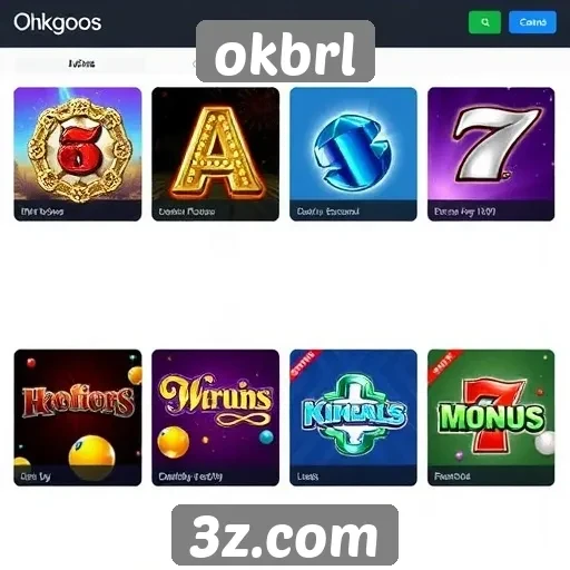 Comparativo de jogos disponíveis na plataforma okbrl