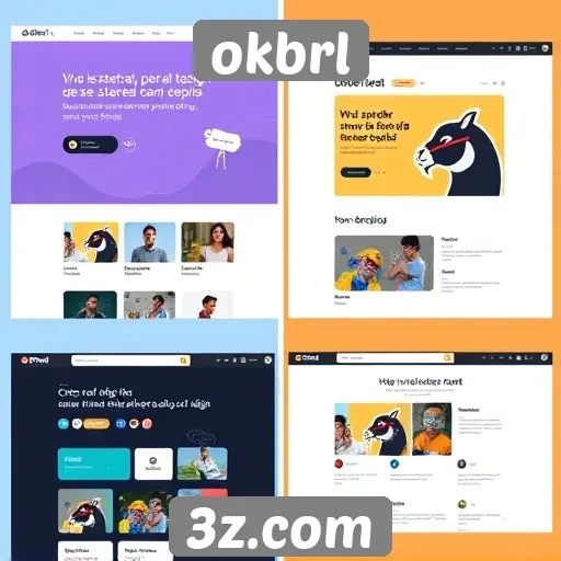 Evolution do design da interface do site okbrl
